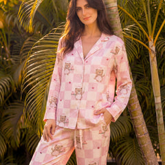 Bear Love Braless PJ Set