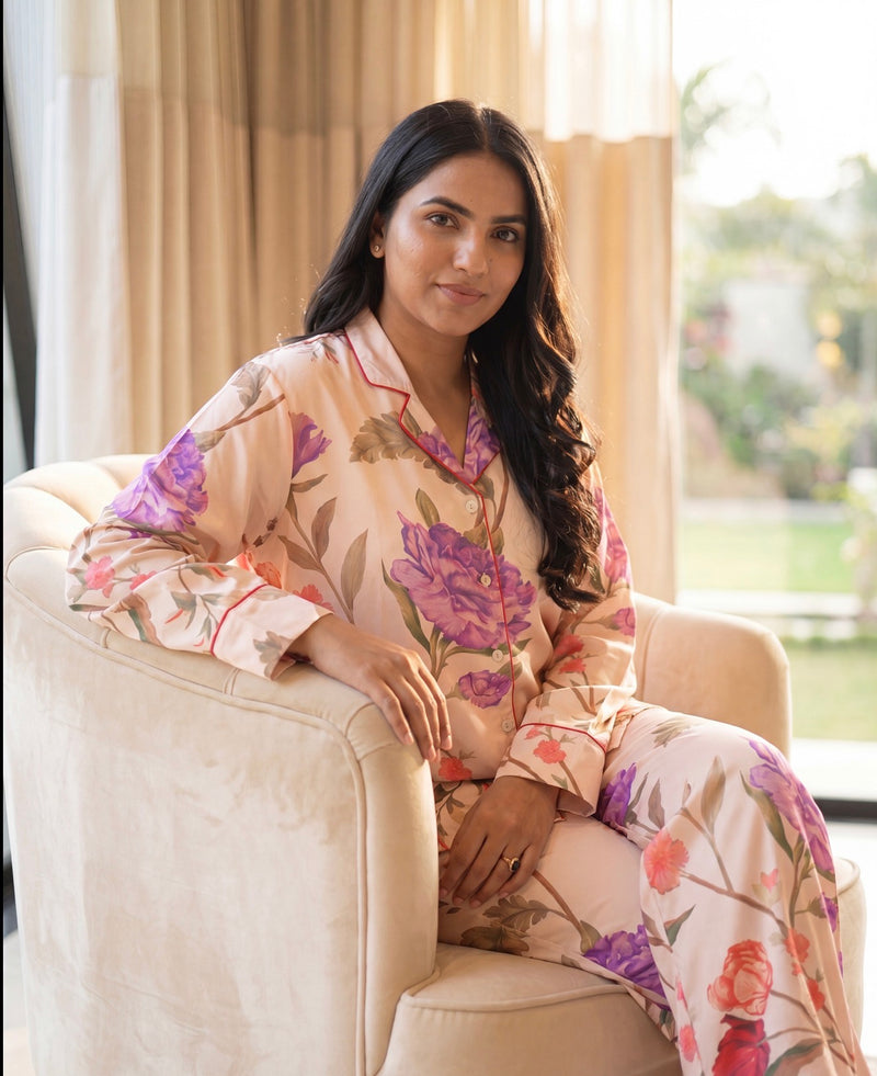 Dreamy Floral Braless PJ Set