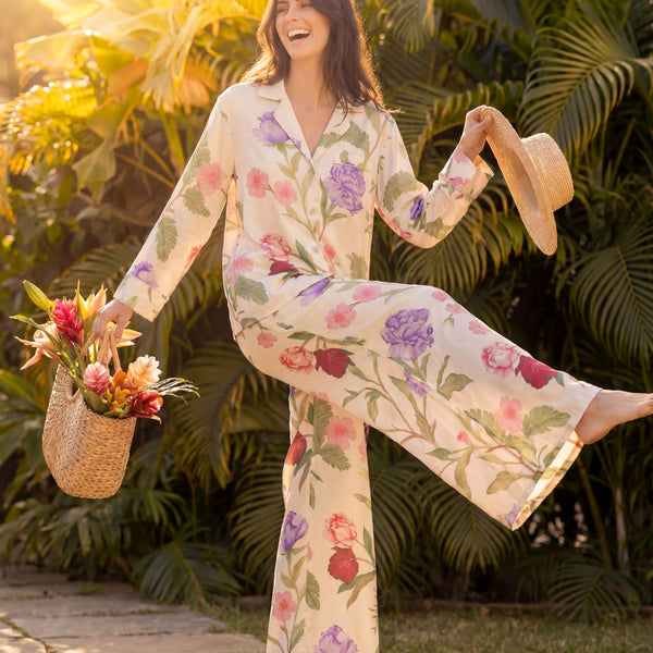 Dreamy Floral Braless PJ Set