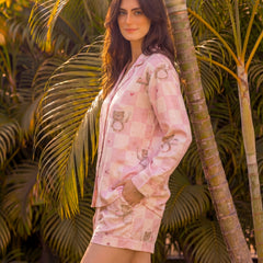 Bear Love Braless Shorts Set