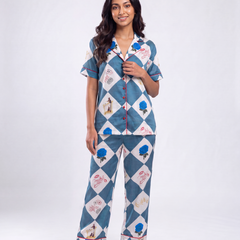Jazzy Blue Pajama Set