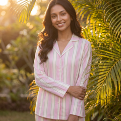Candy Stripes Pajama Set - Full Sleeve
