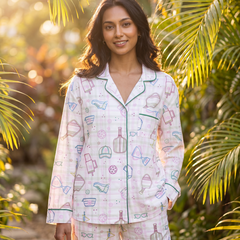 Pickle Ball Pajama Set - Full Sleeve
