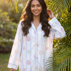 Shell Cutie Pajama Set - Full Sleeve