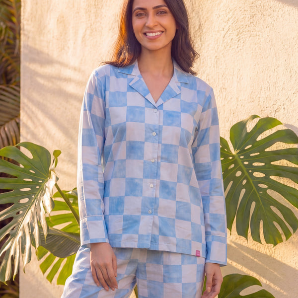 Happy Checks Braless Pajama Set