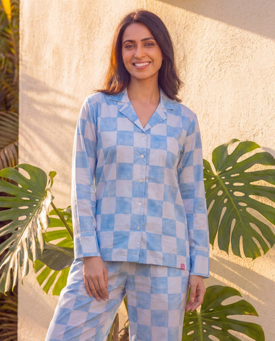 Happy Checks Braless Pajama Set