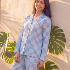Happy Checks Braless Pajama Set
