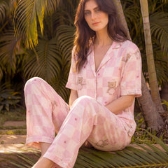 Bear Love Braless PJ Set