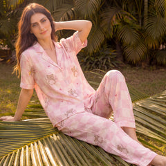 Bear Love Braless PJ Set